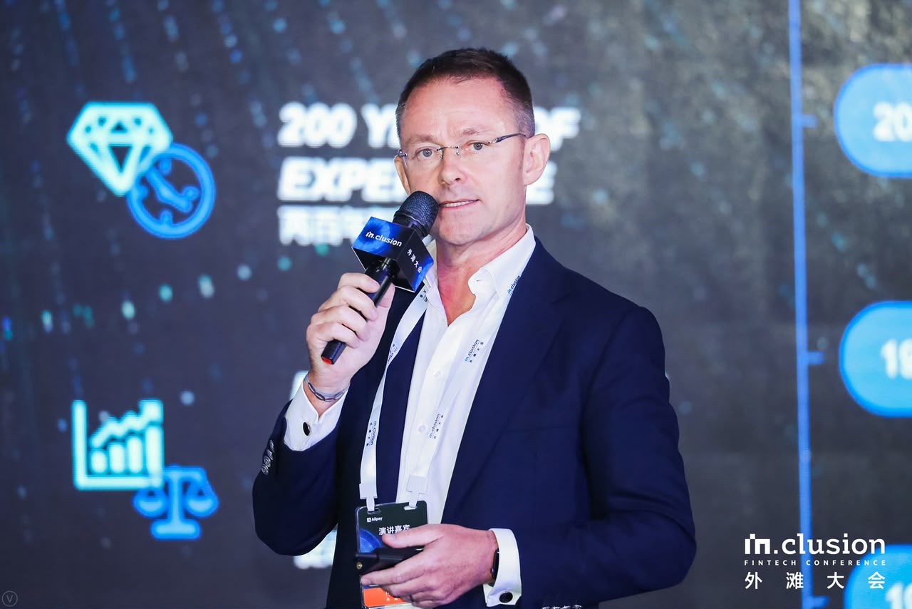 Darren N. Buckley, Founder, Chairman and CEO of Pelago-X, speaking on stage